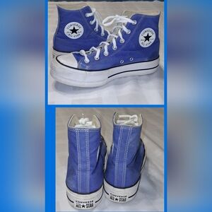 Converse Blue High-Top Sneakers